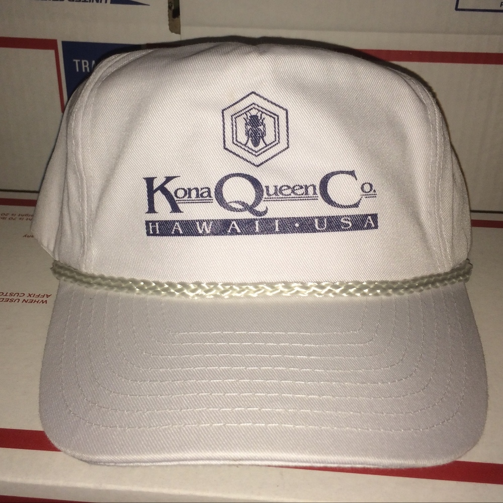 Kona Queen Co. Hawaii USA Bee Honey Company Hat !